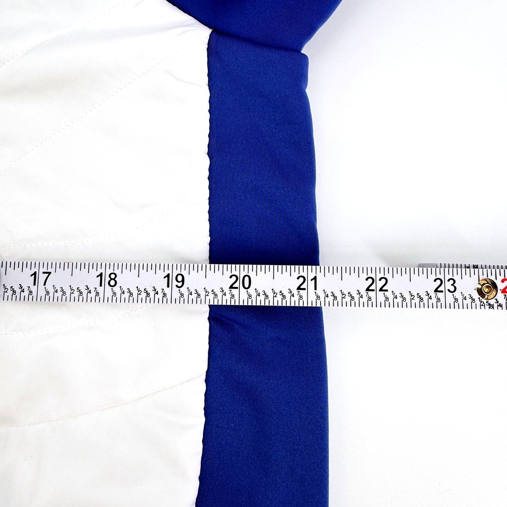 RLX Ralph Lauren Women's White Blue Golf Pullover Jacket Quarter Zip NWT - Picture 13 of 16